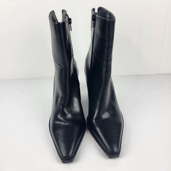 Steve Madden SILVEE Women Boot Bootie Pointed Toe Black Zip Size 10M - Picture 5 of 13